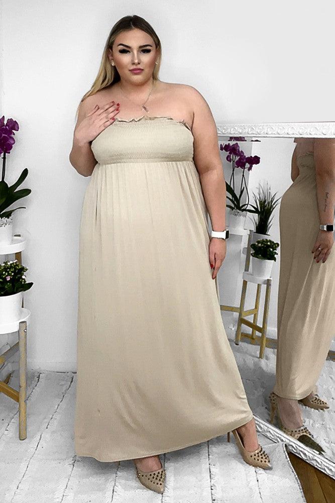 Boob tube hotsell maxi dress