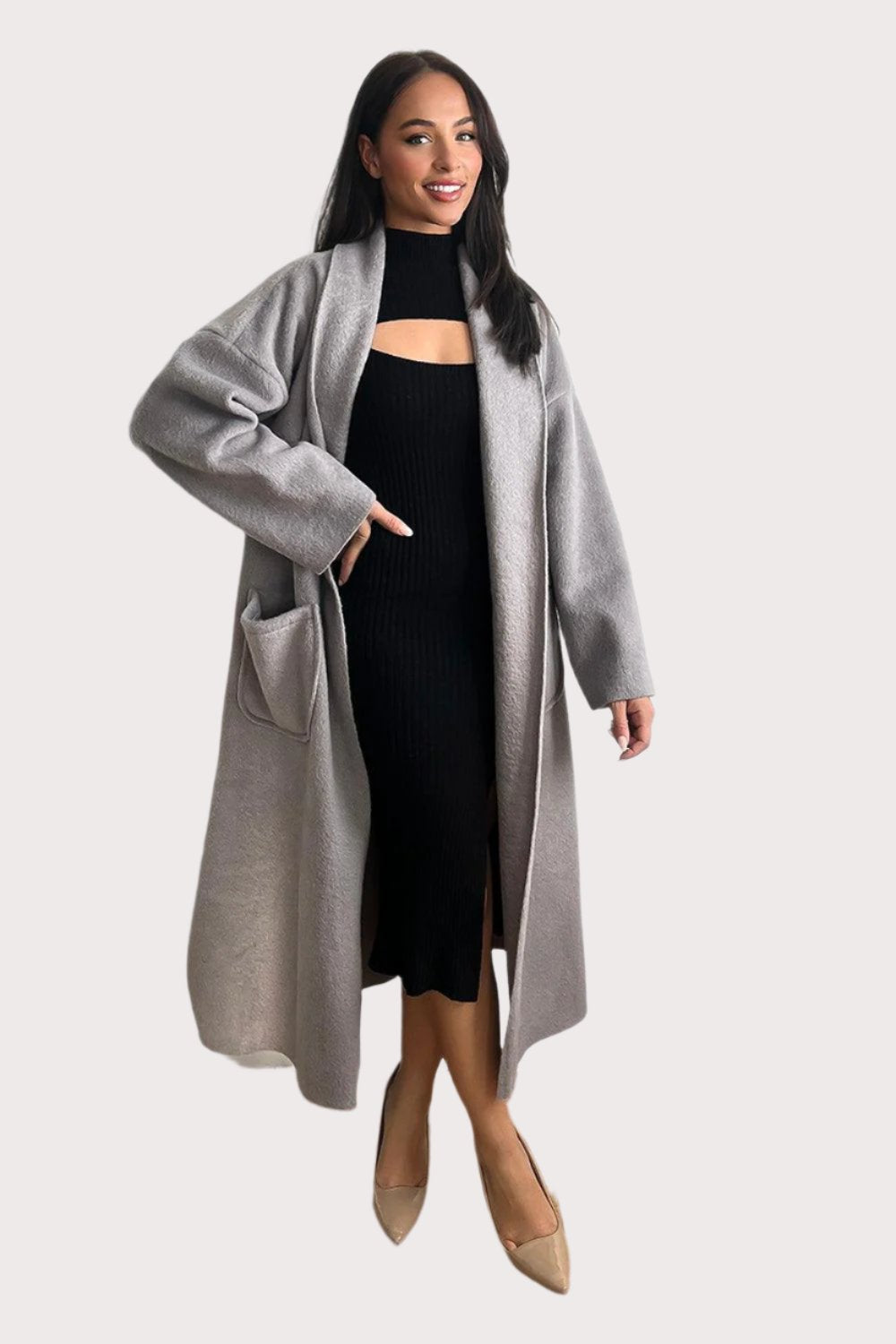 Thick hot sale maxi cardigan