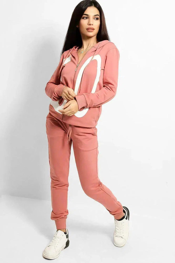  Womens Pink Tracksuit