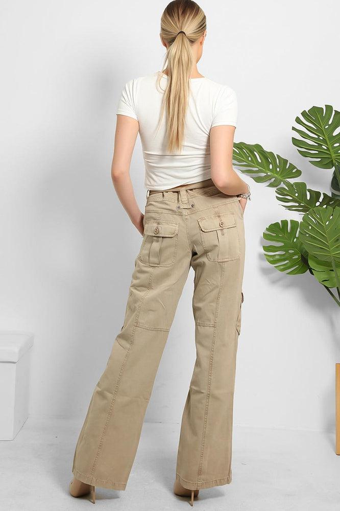 Belted on sale utility trousers