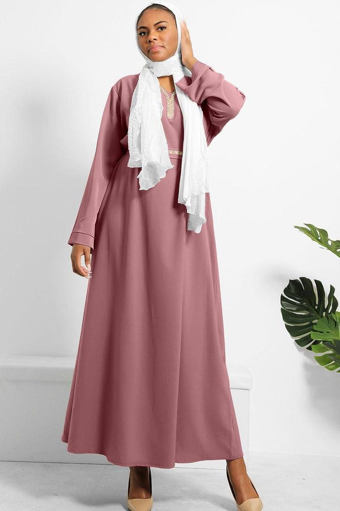 Rose gold hotsell modest dress