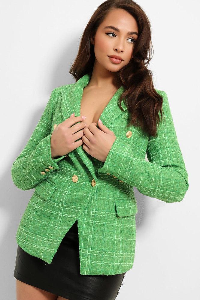 Military hot sale green blazer