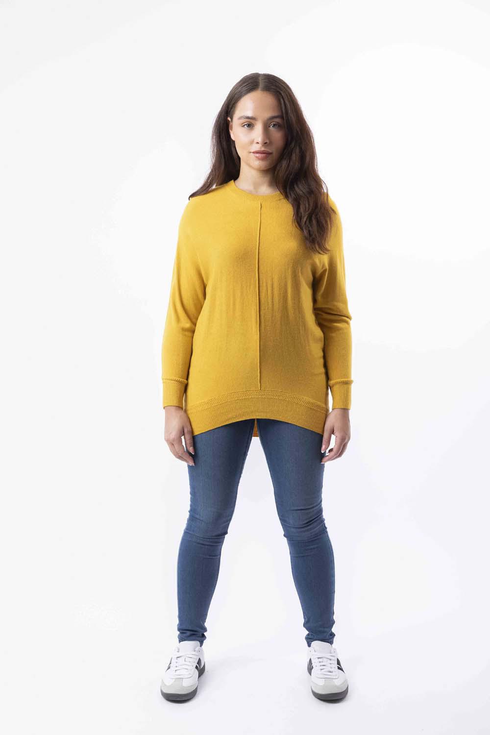 Thin Knit High Low Longline Jumper-SinglePrice