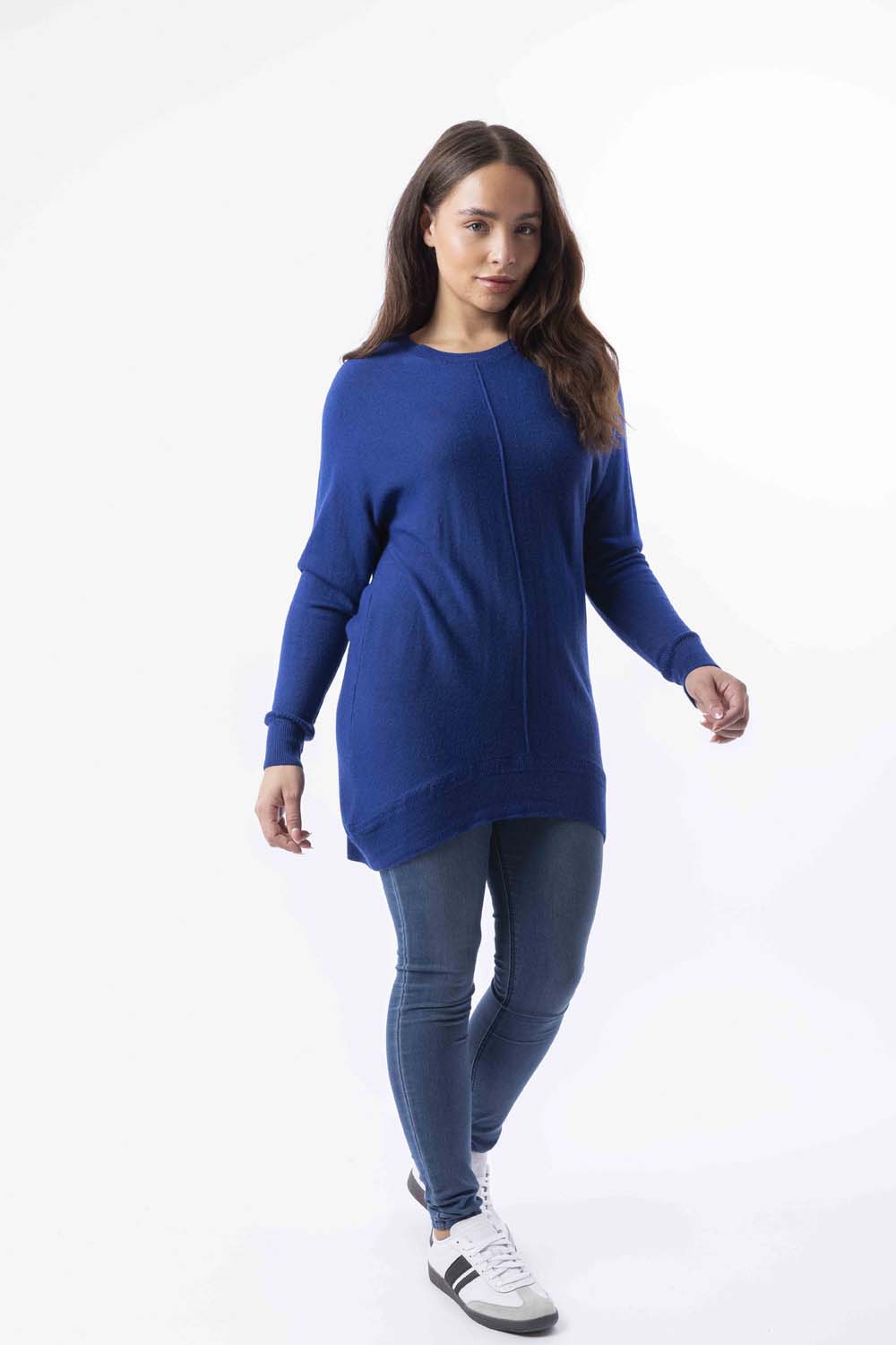 Thin Knit High Low Longline Jumper-SinglePrice