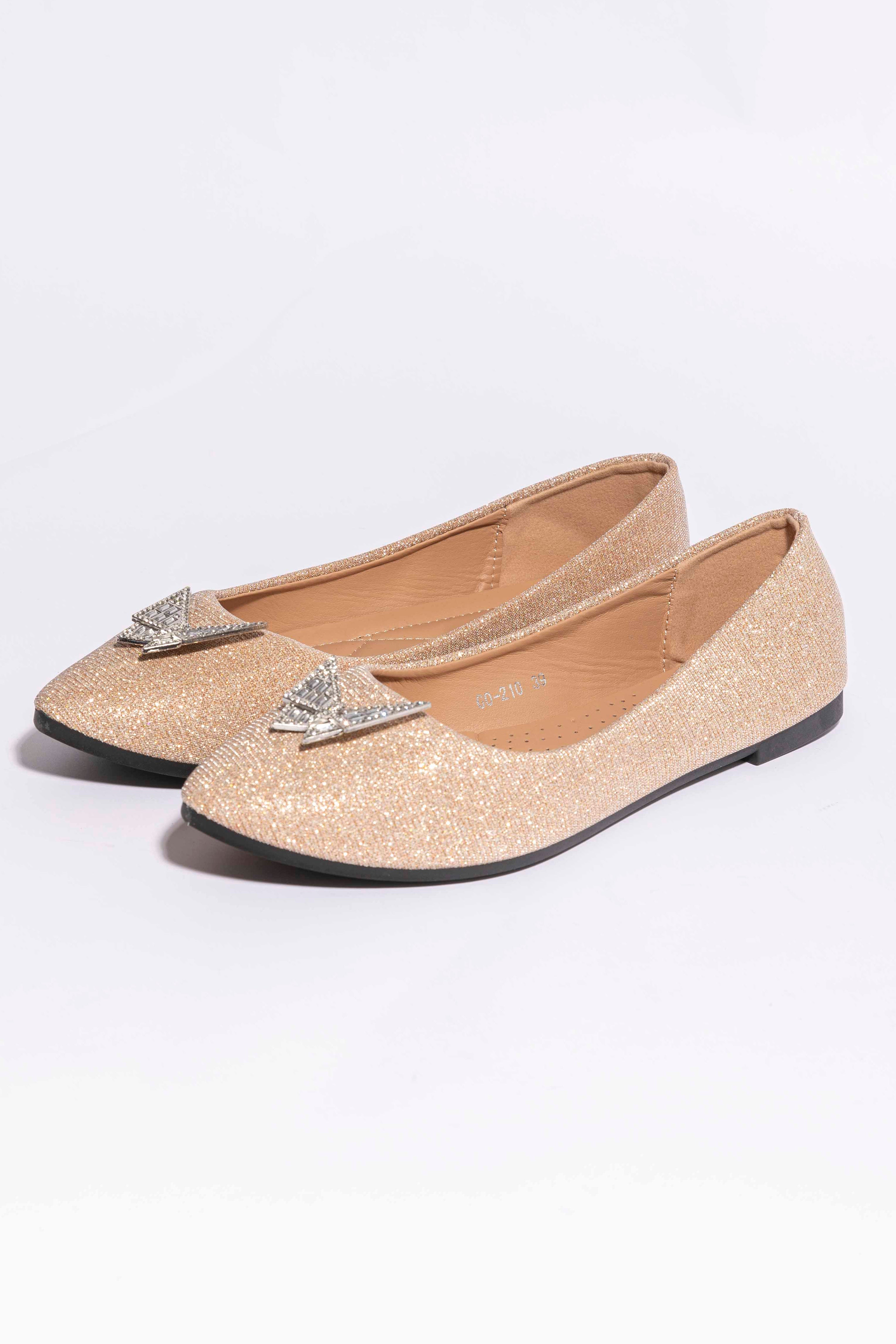 Butterfly Shimmer Flat Shoes