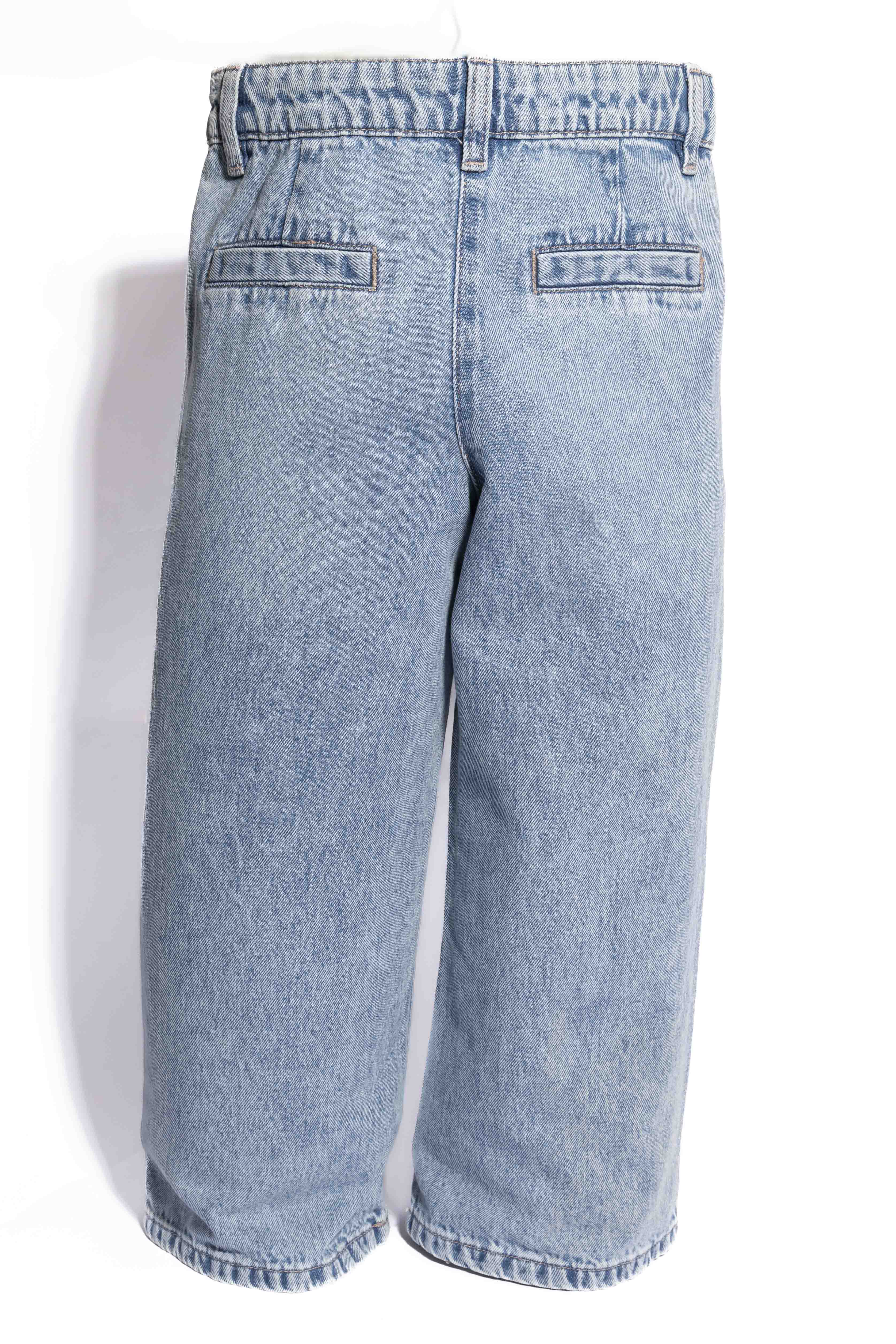 Kids Wide Leg Denim Jeans-SinglePrice