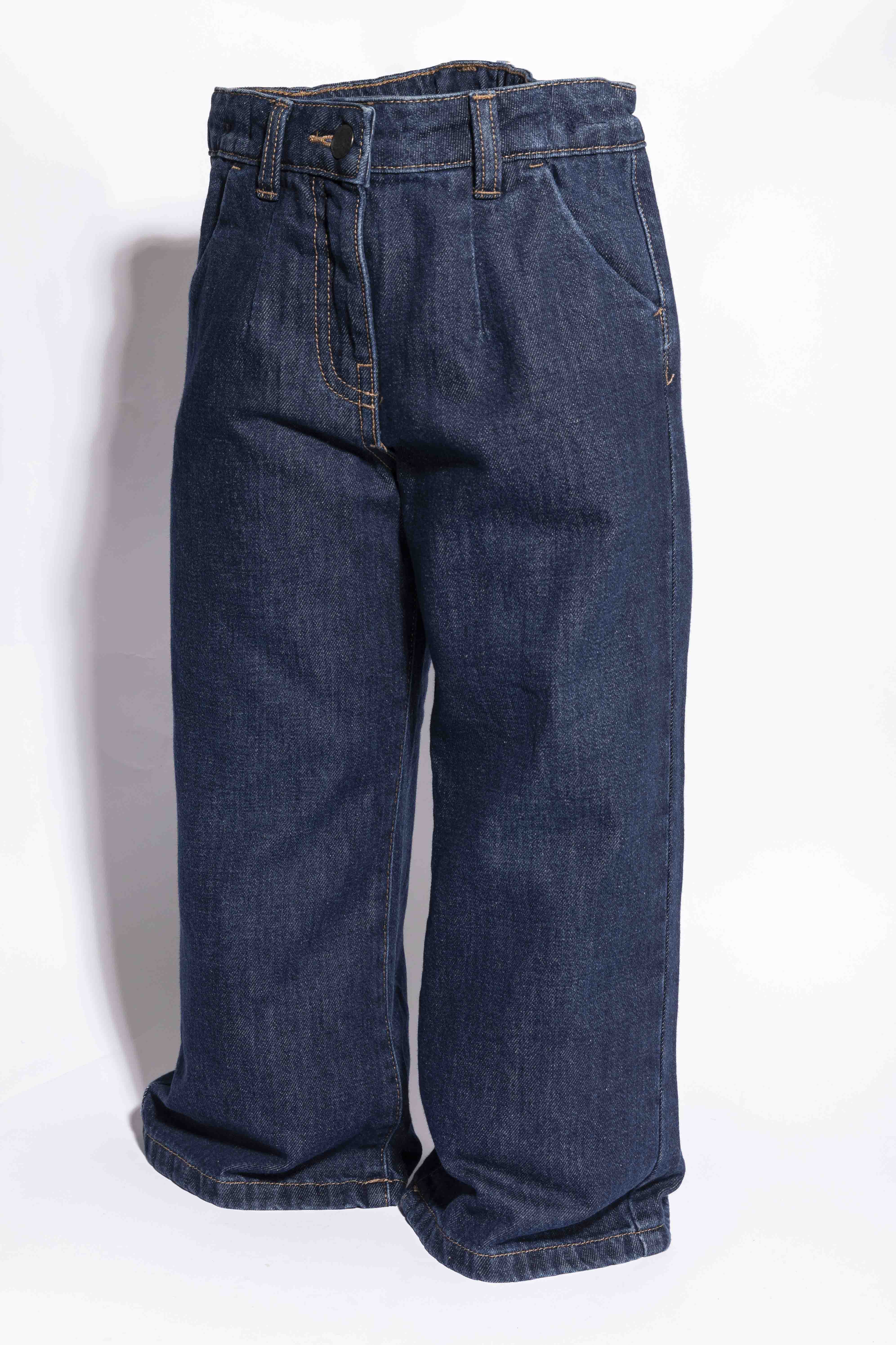 Kids Wide Leg Denim Jeans-SinglePrice