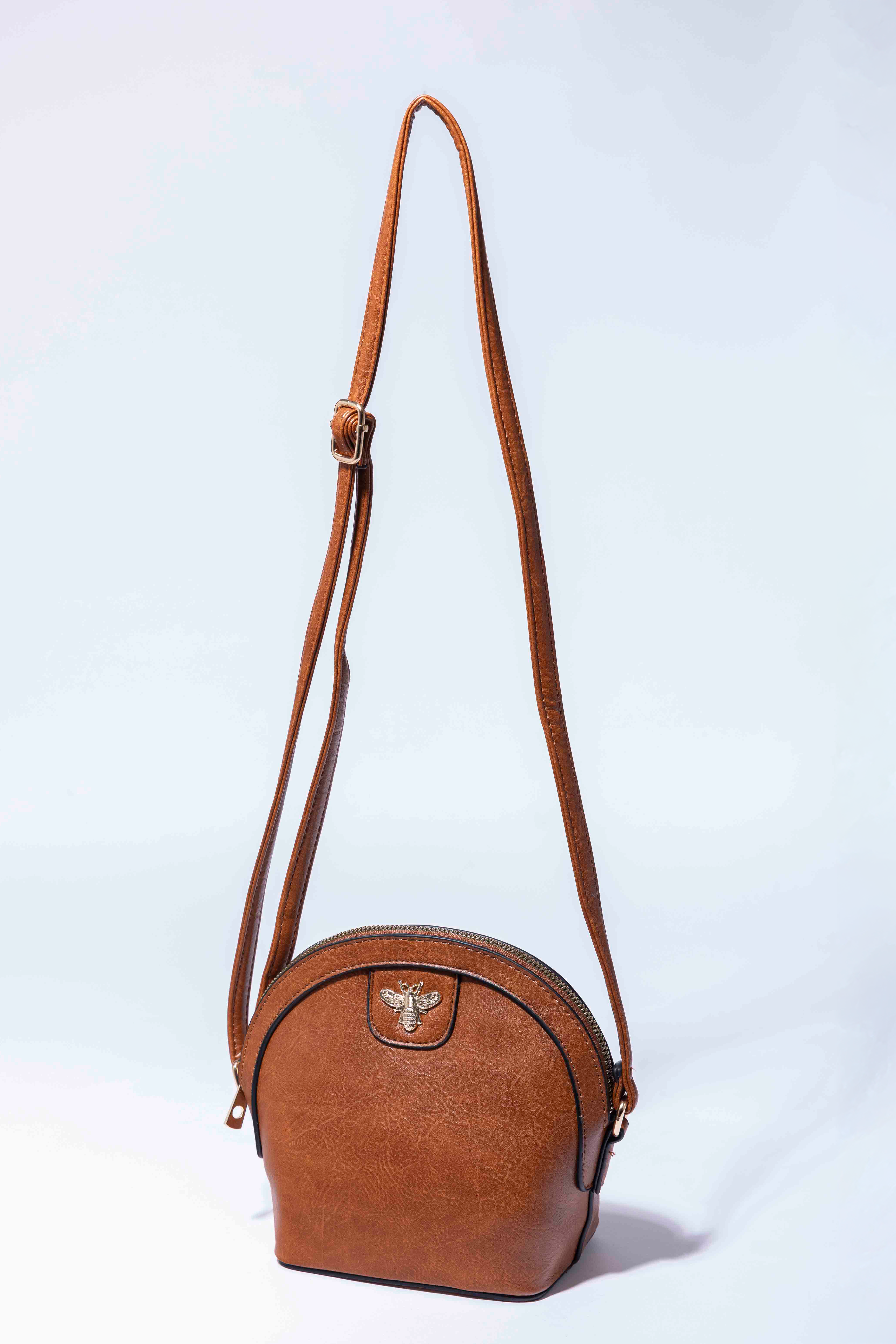 Vegan Leather Small Crossbody Bag