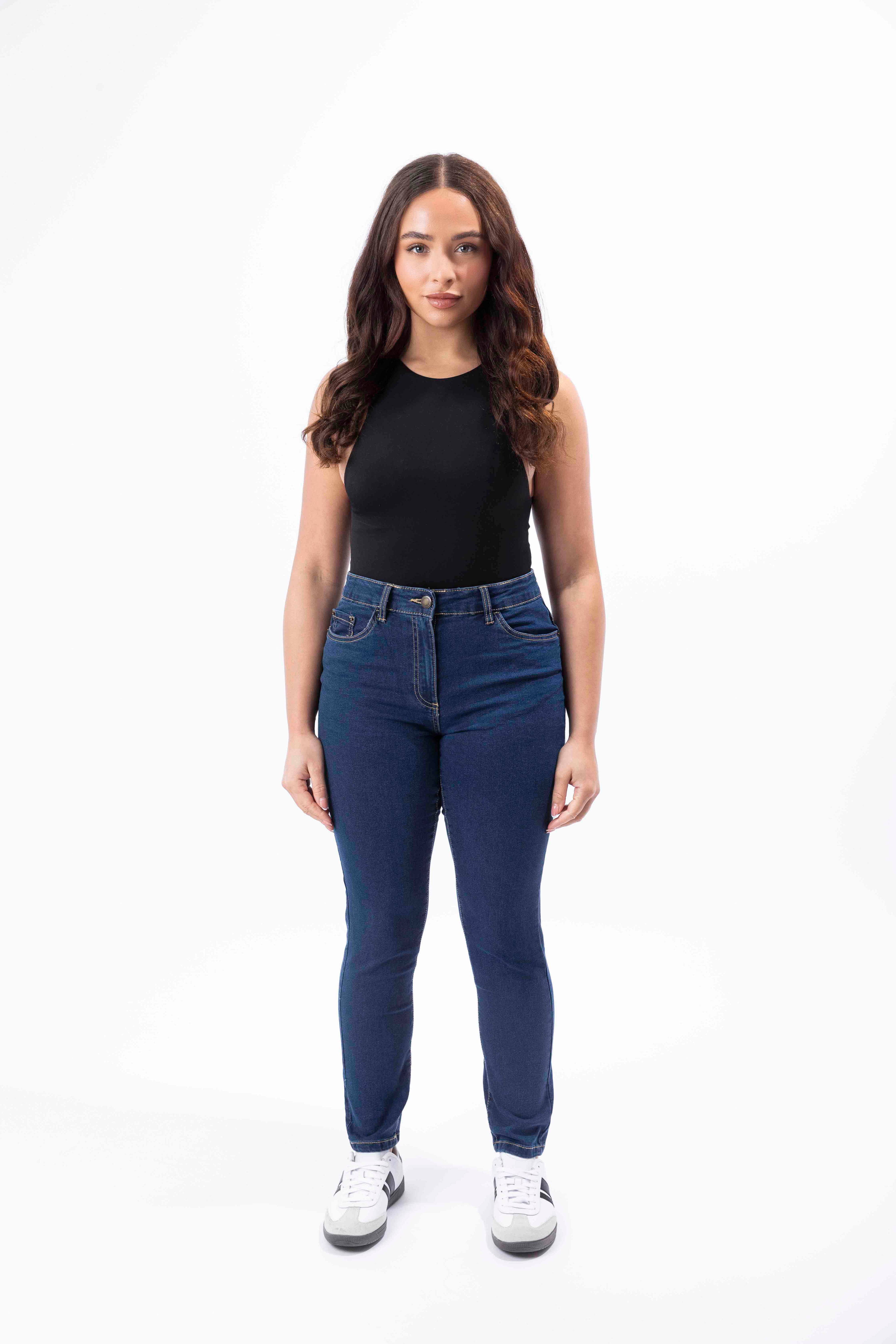 Midrise Waist Slim Fit Denim Jeans-SinglePrice