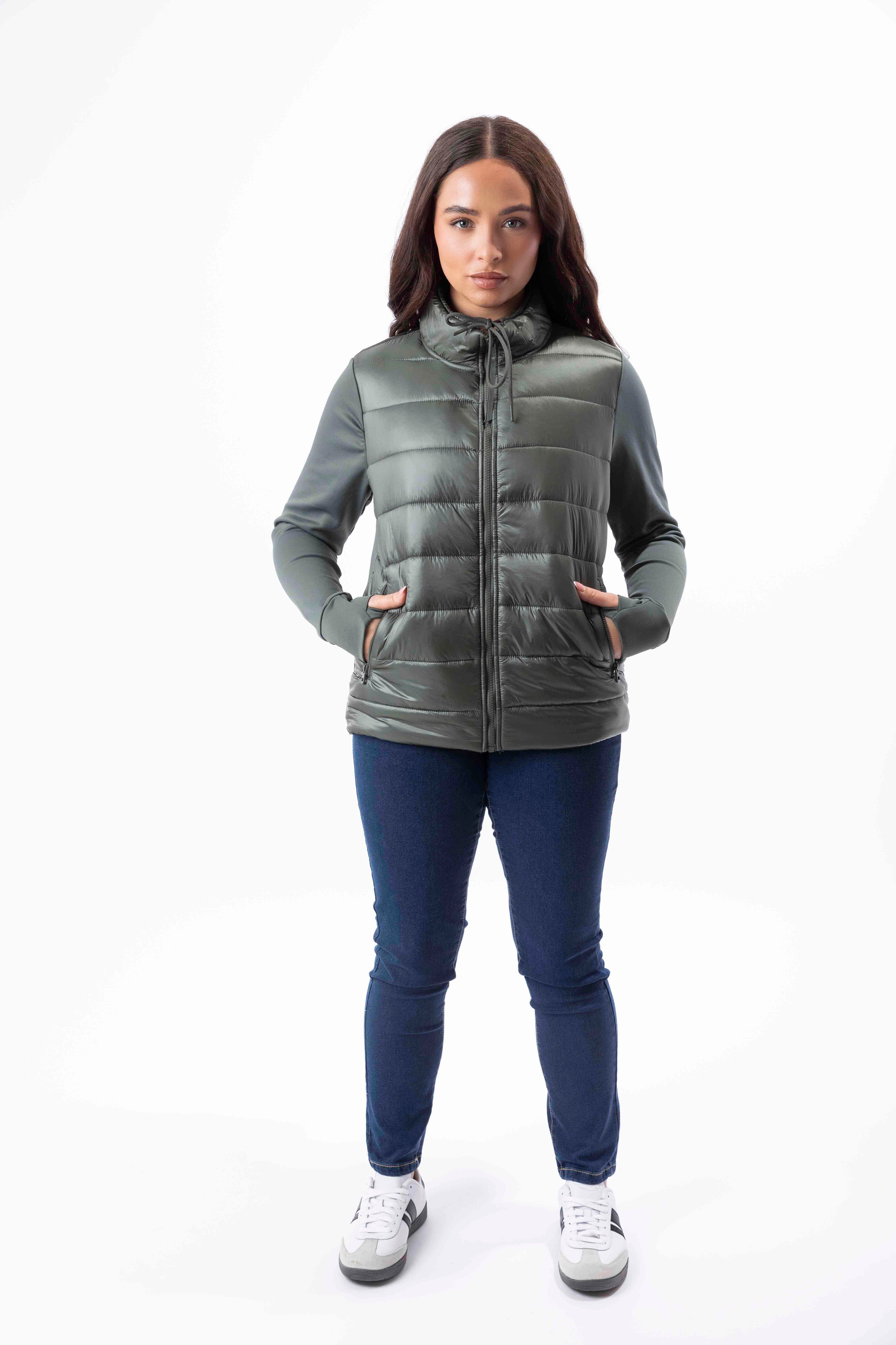 Thumb Hole Sleeve Lightweight Jacket