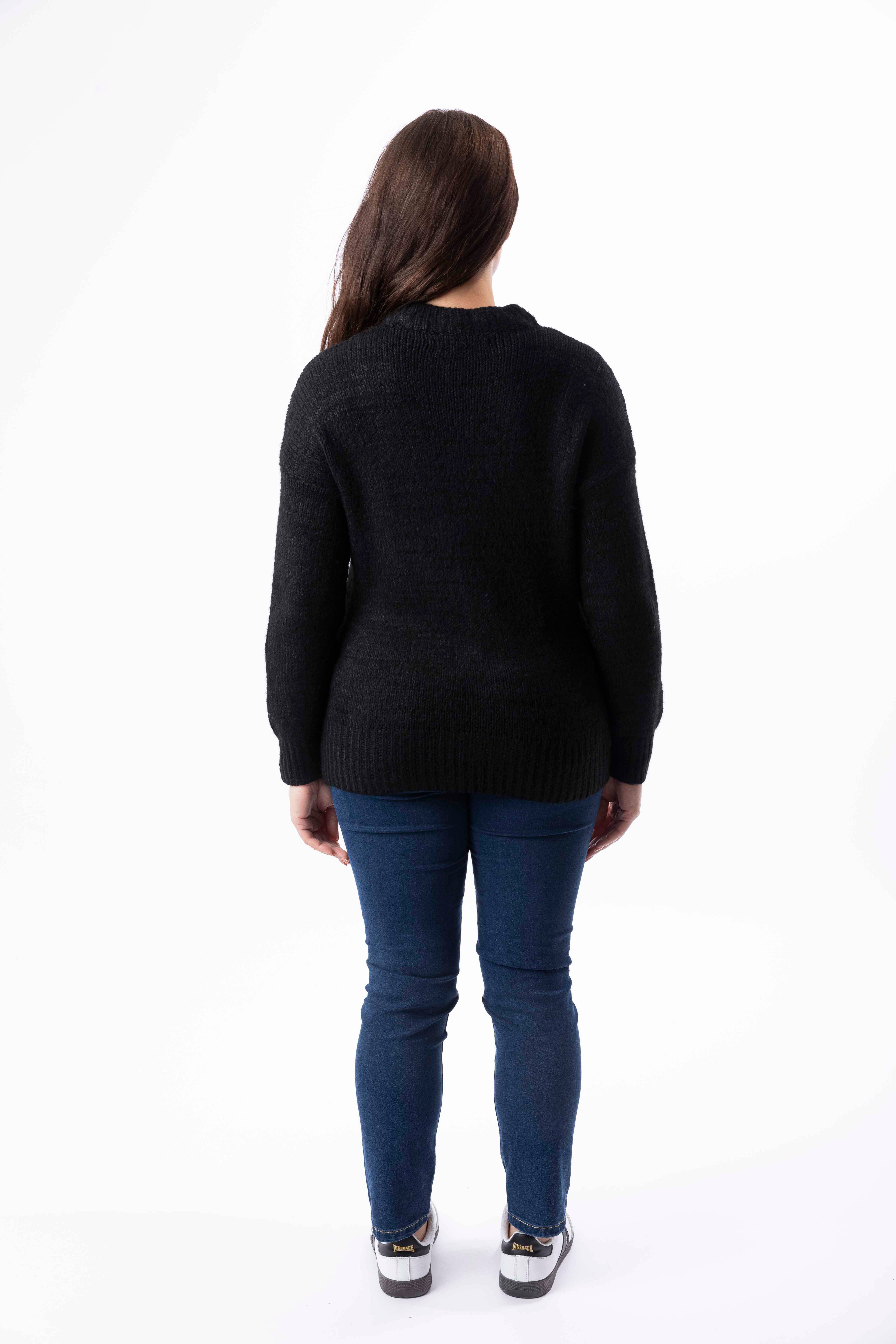 Knitted Casual Longline Jumper