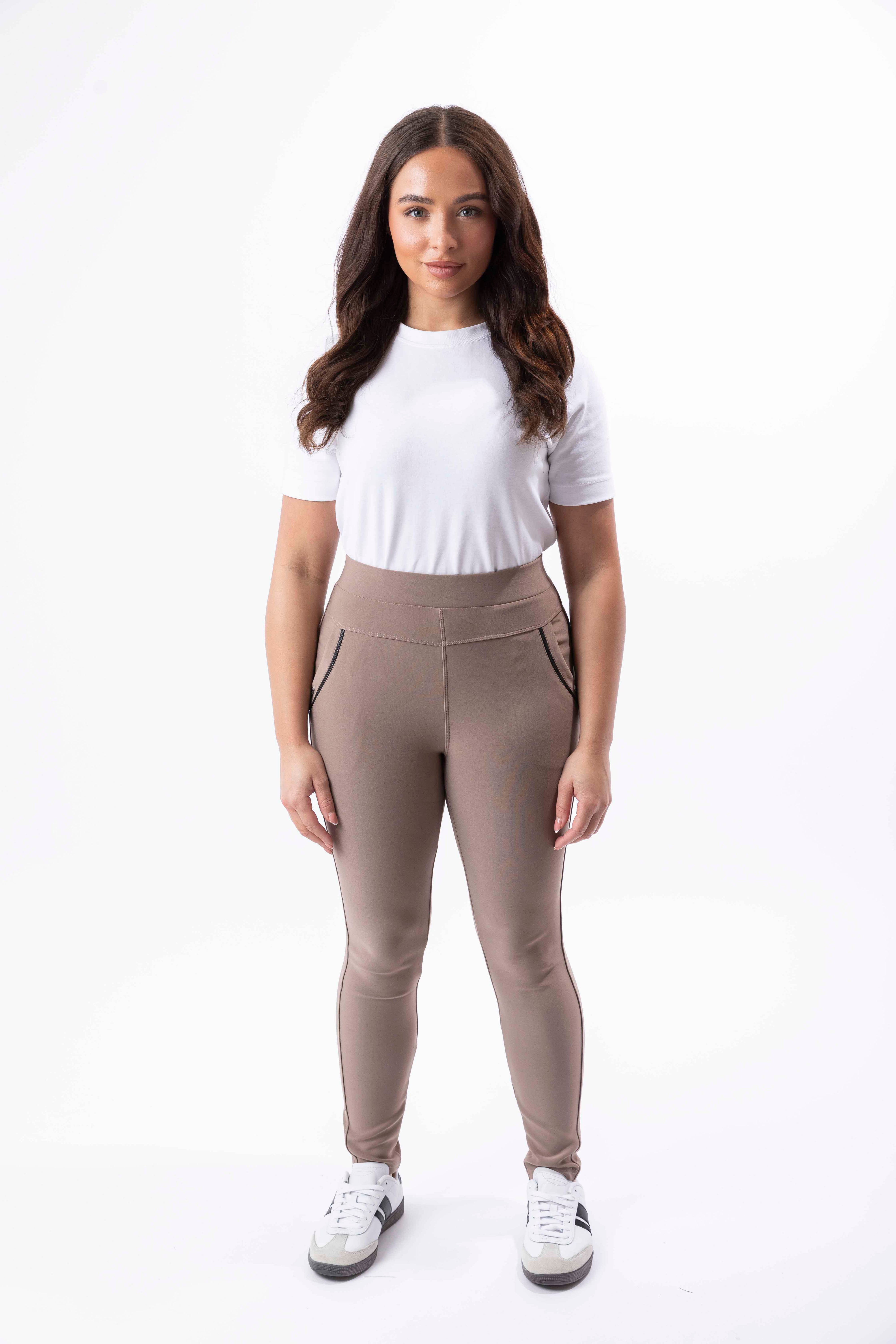 Midrise Cotton Blend Stretchy Jeggings