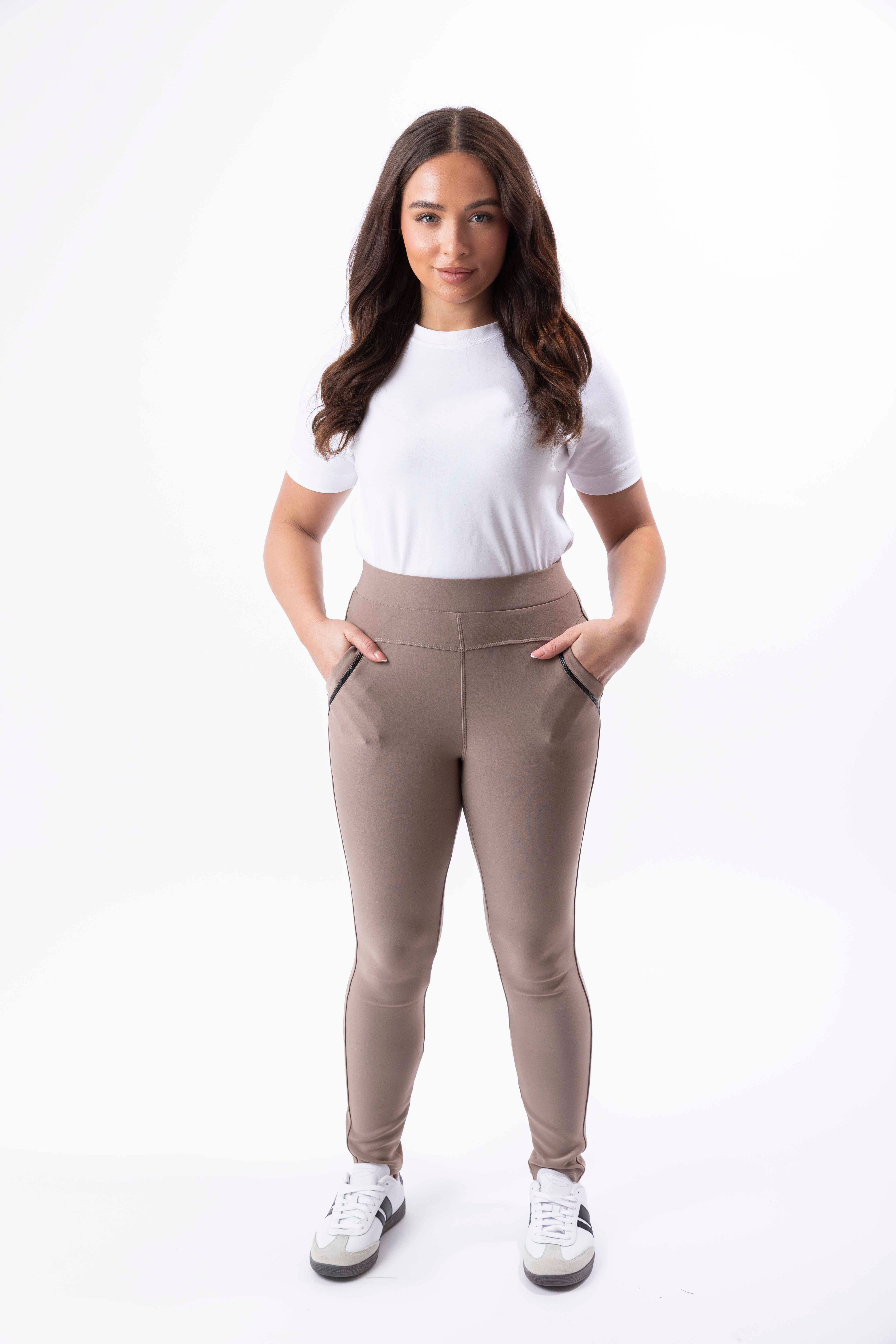 Midrise Cotton Blend Stretchy Jeggings