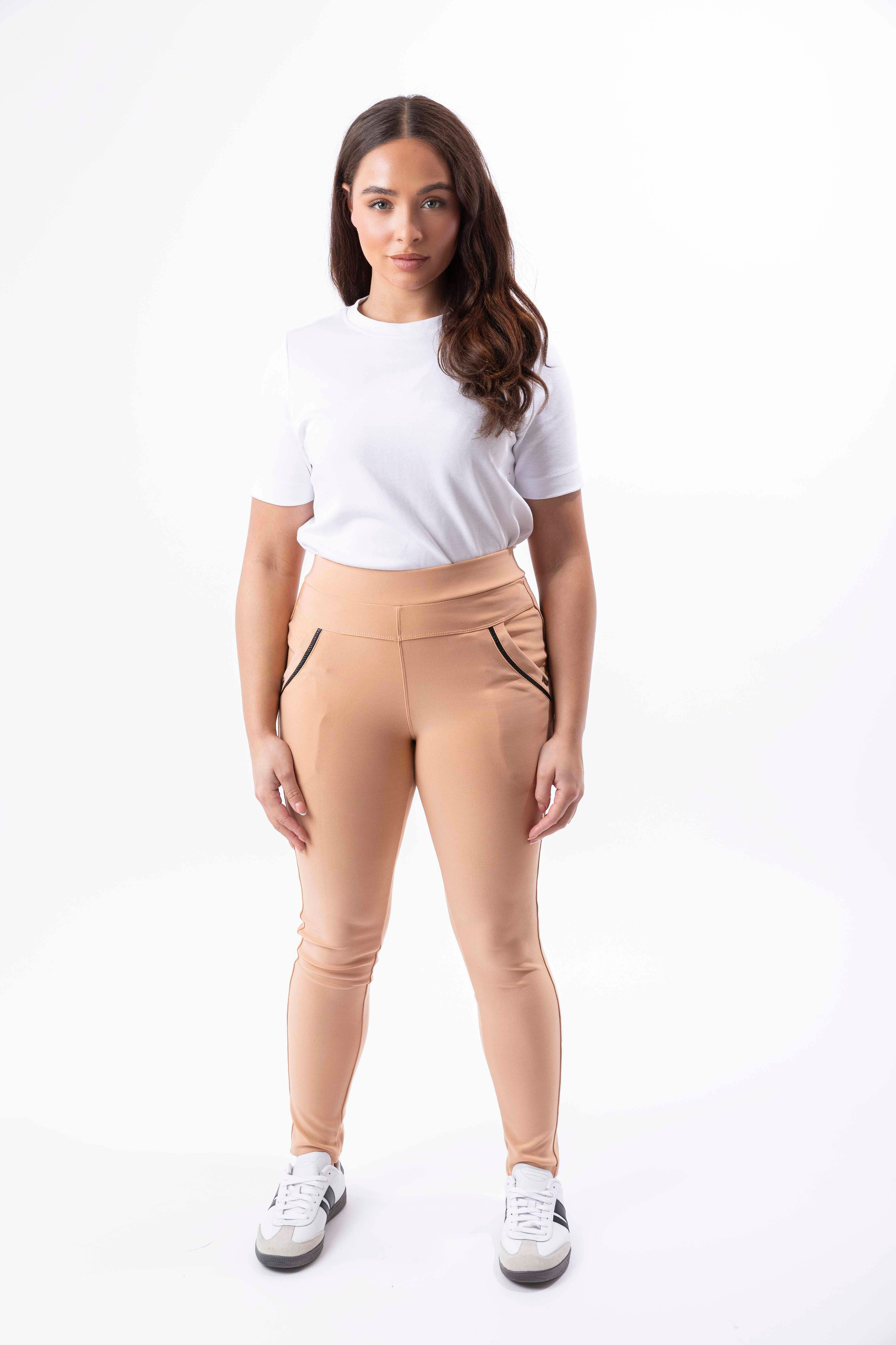 Midrise Cotton Blend Stretchy Jeggings