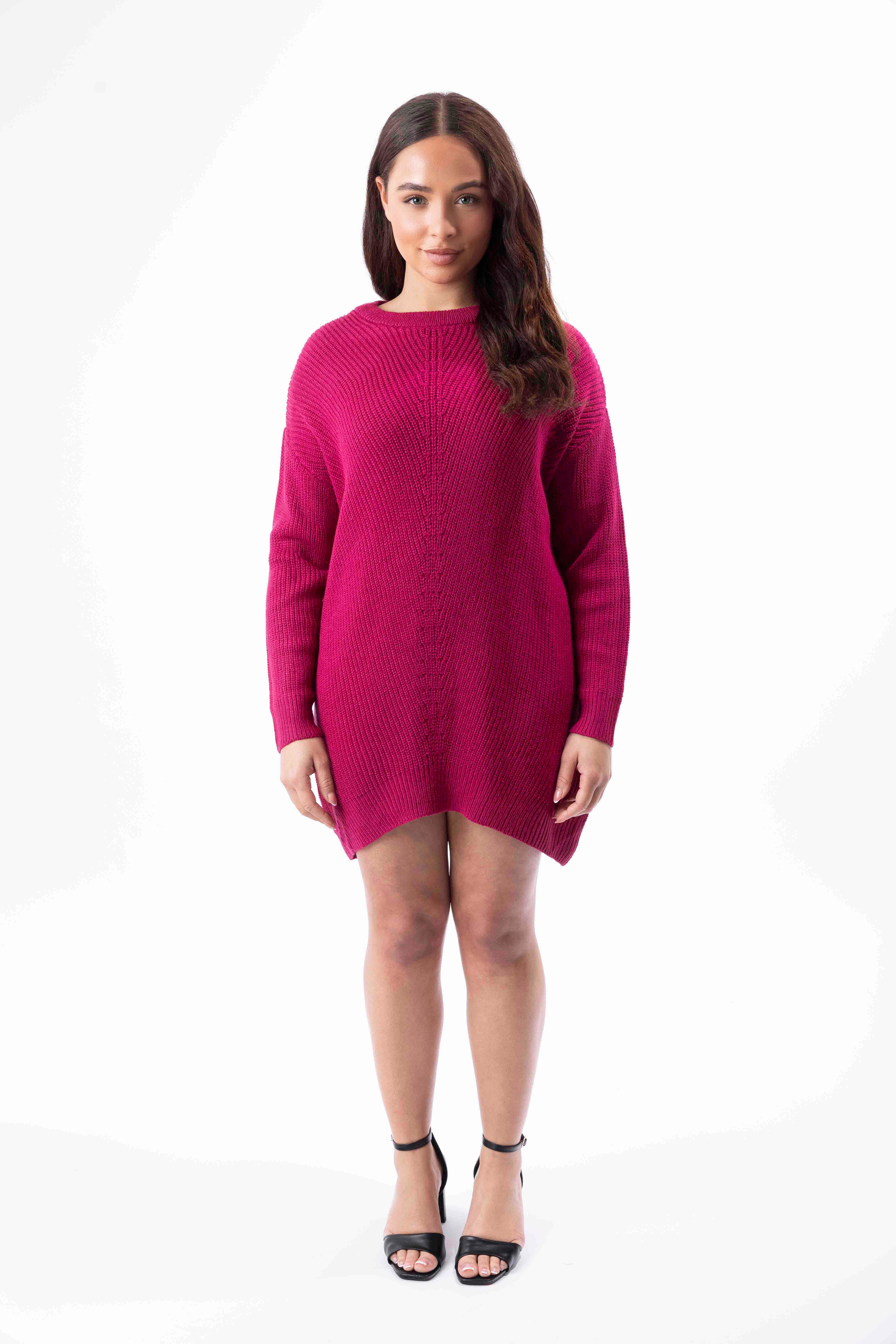 Chunky Knit Longline Pullover-SinglePrice