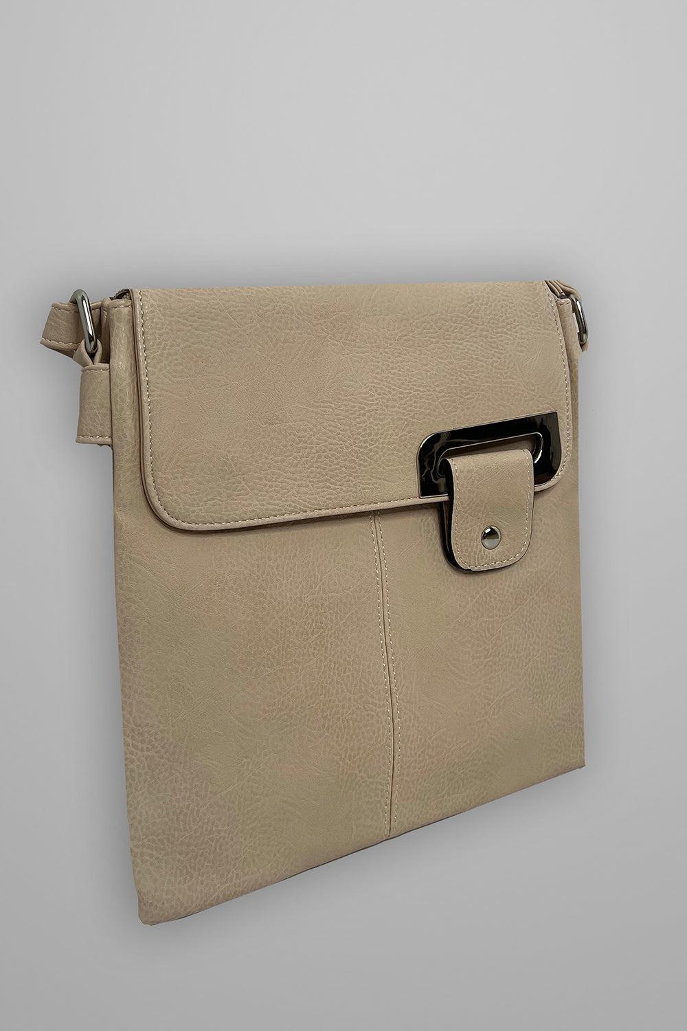 Large Buckle Square Messenger Bag-SinglePrice