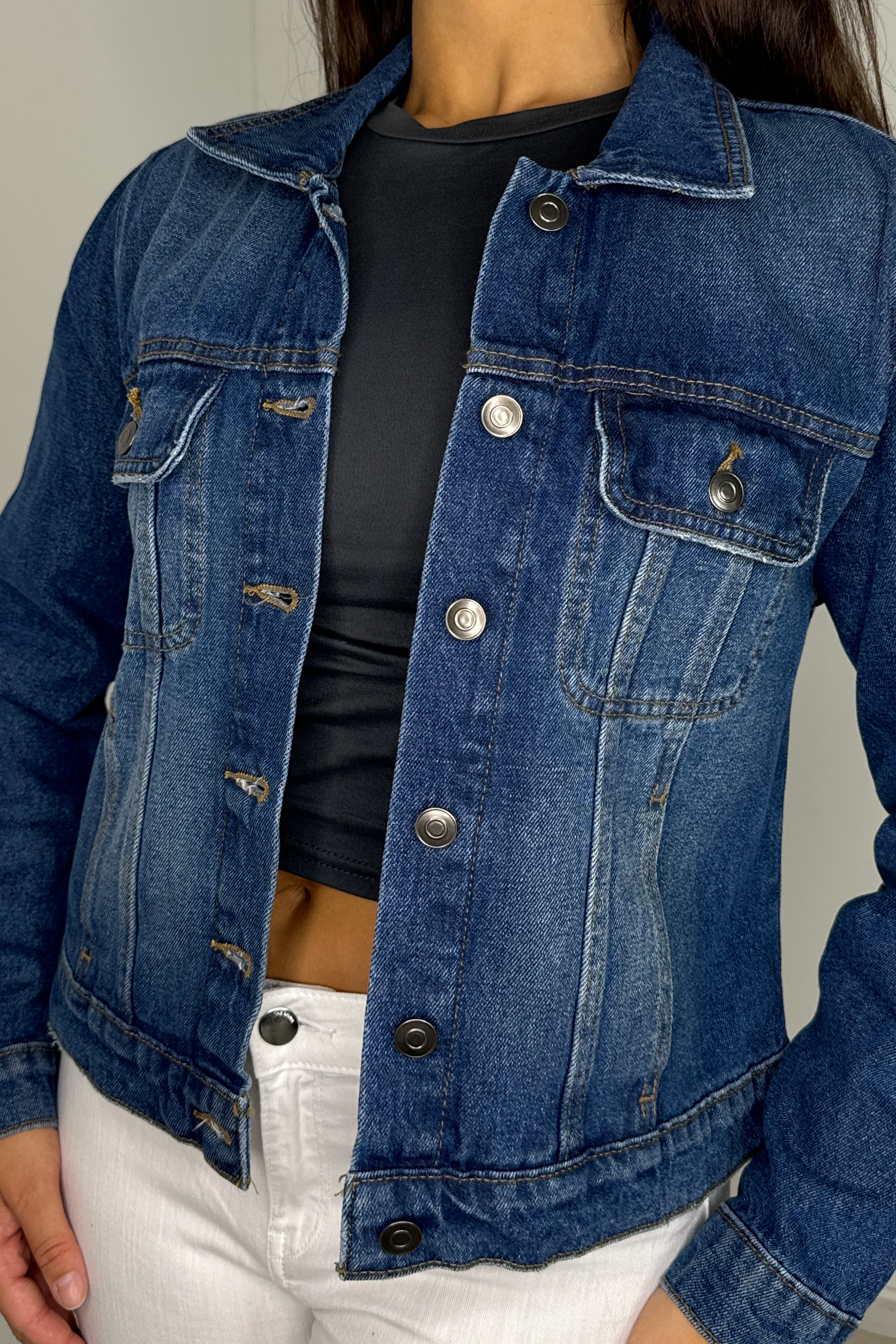 Classic Faded Relax Fit Denim Jacket