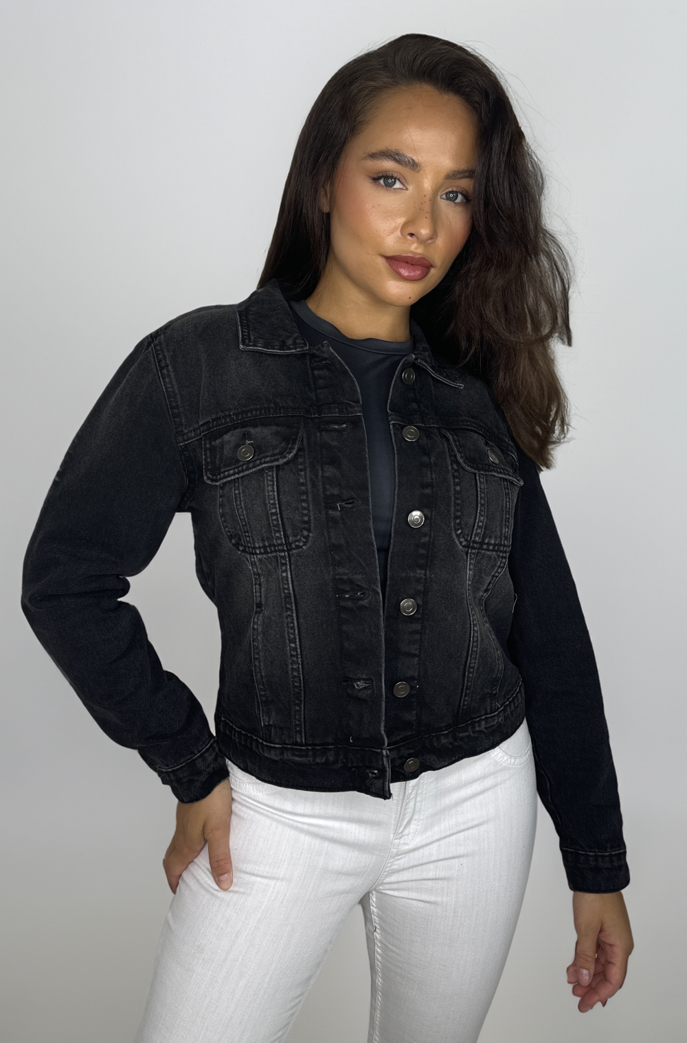 Classic Faded Relax Fit Denim Jacket