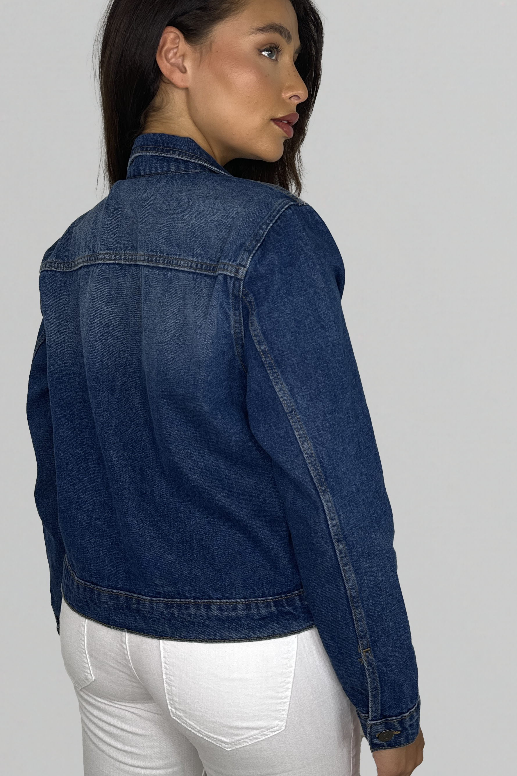 Classic Faded Relax Fit Denim Jacket