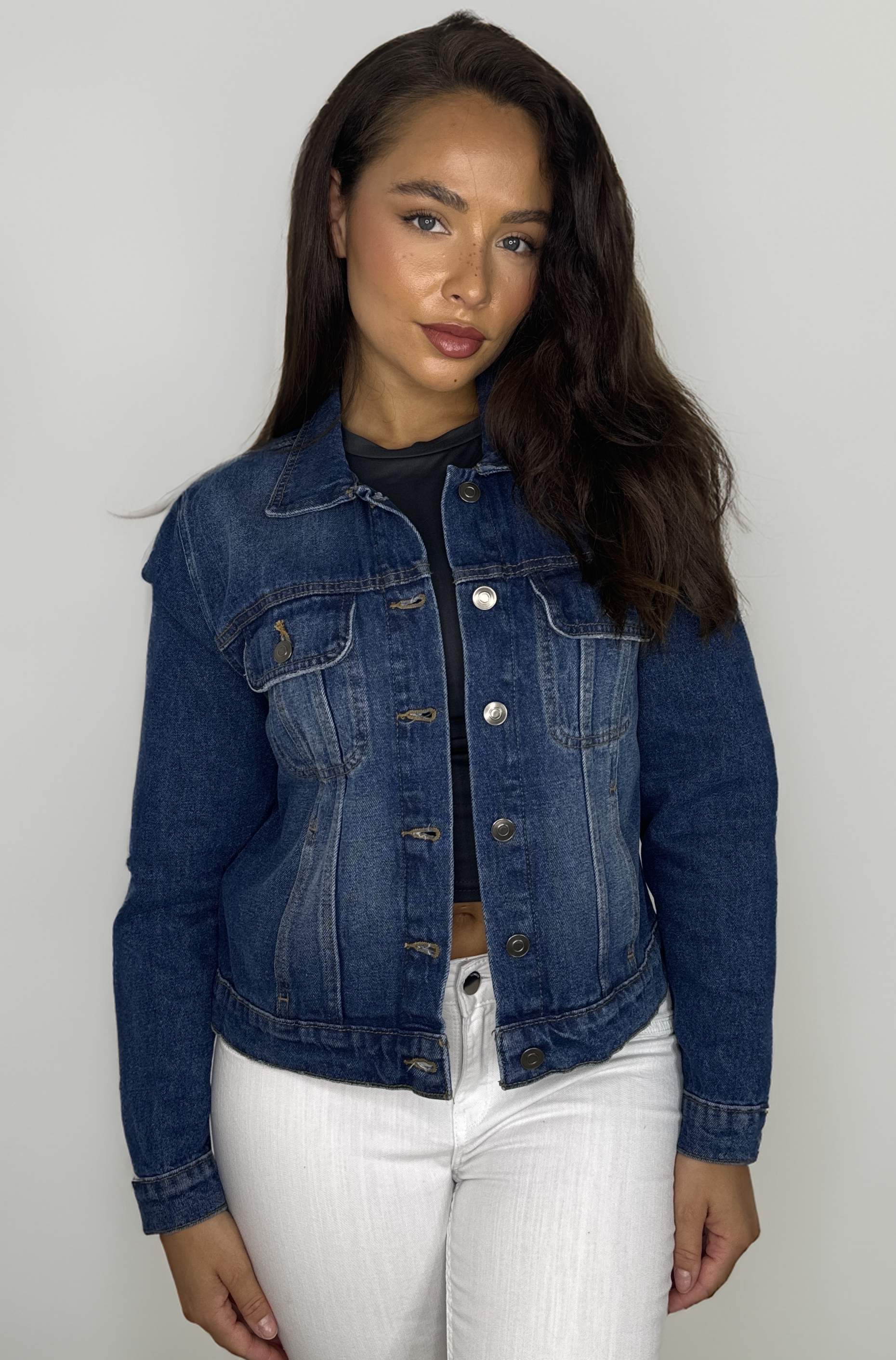 Classic Faded Relax Fit Denim Jacket