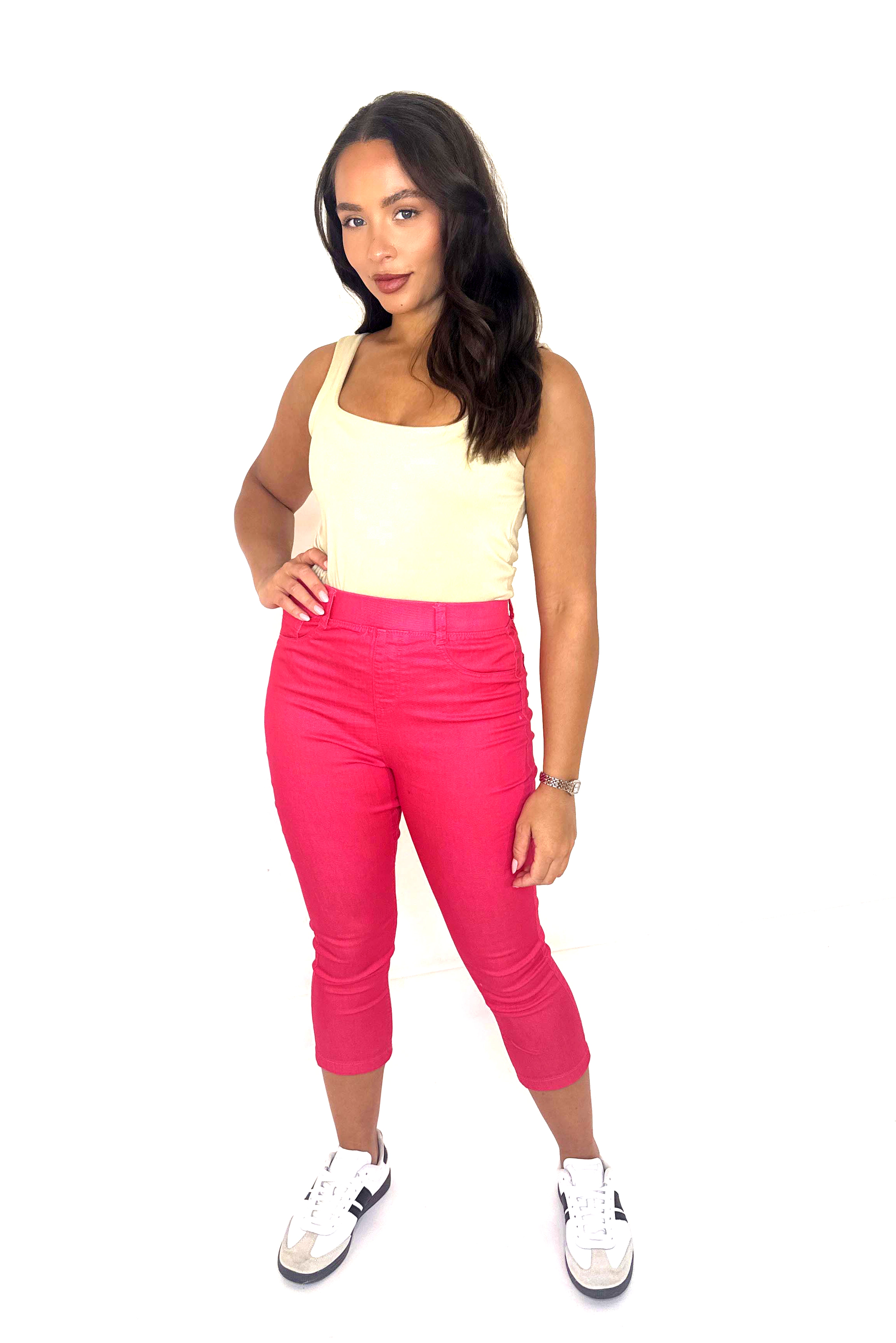 Stretchy Cropped Midrise Jeggings