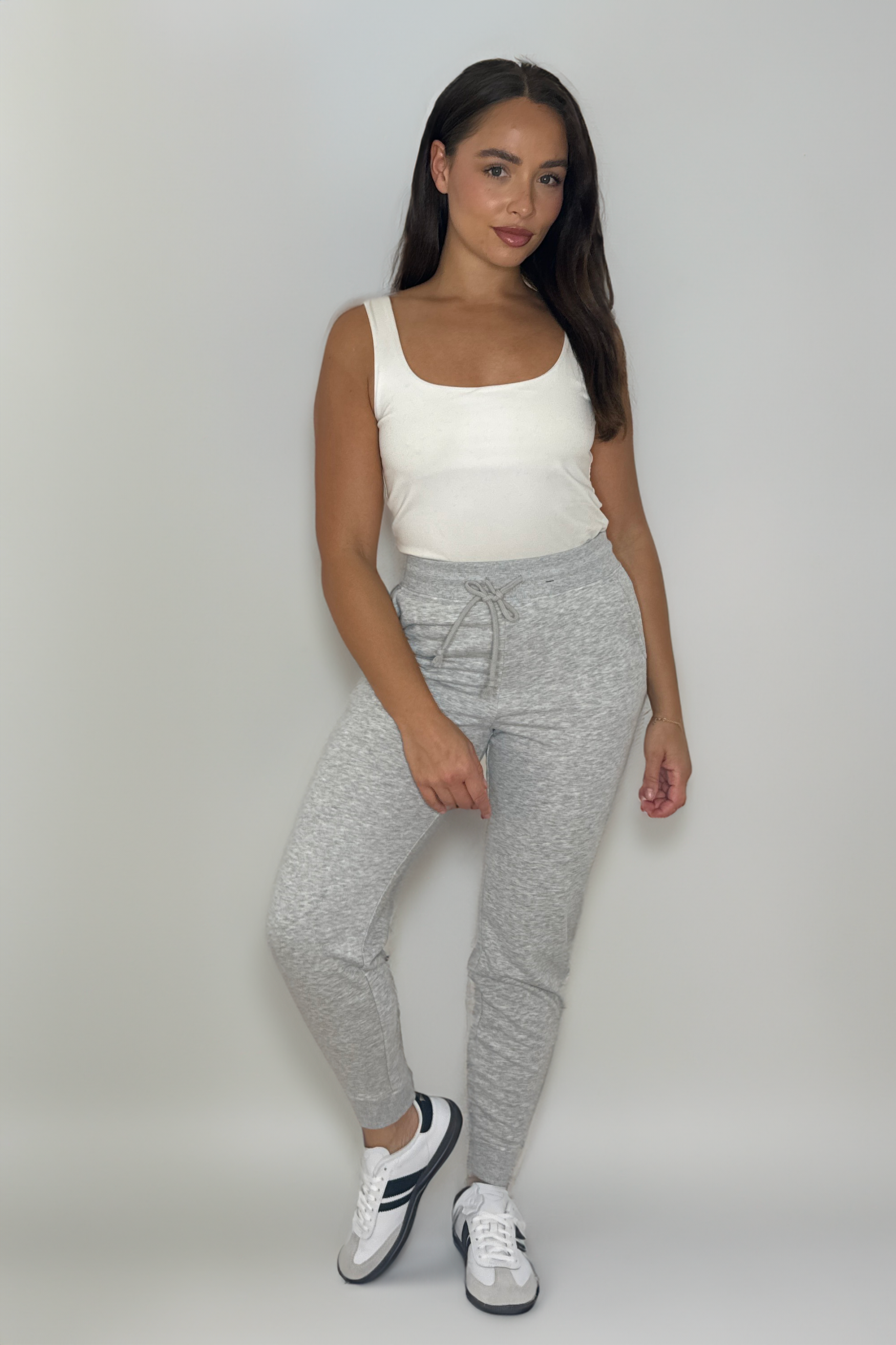 Relaxed Fit Drawstring Elasticated Waist Joggers-SinglePrice