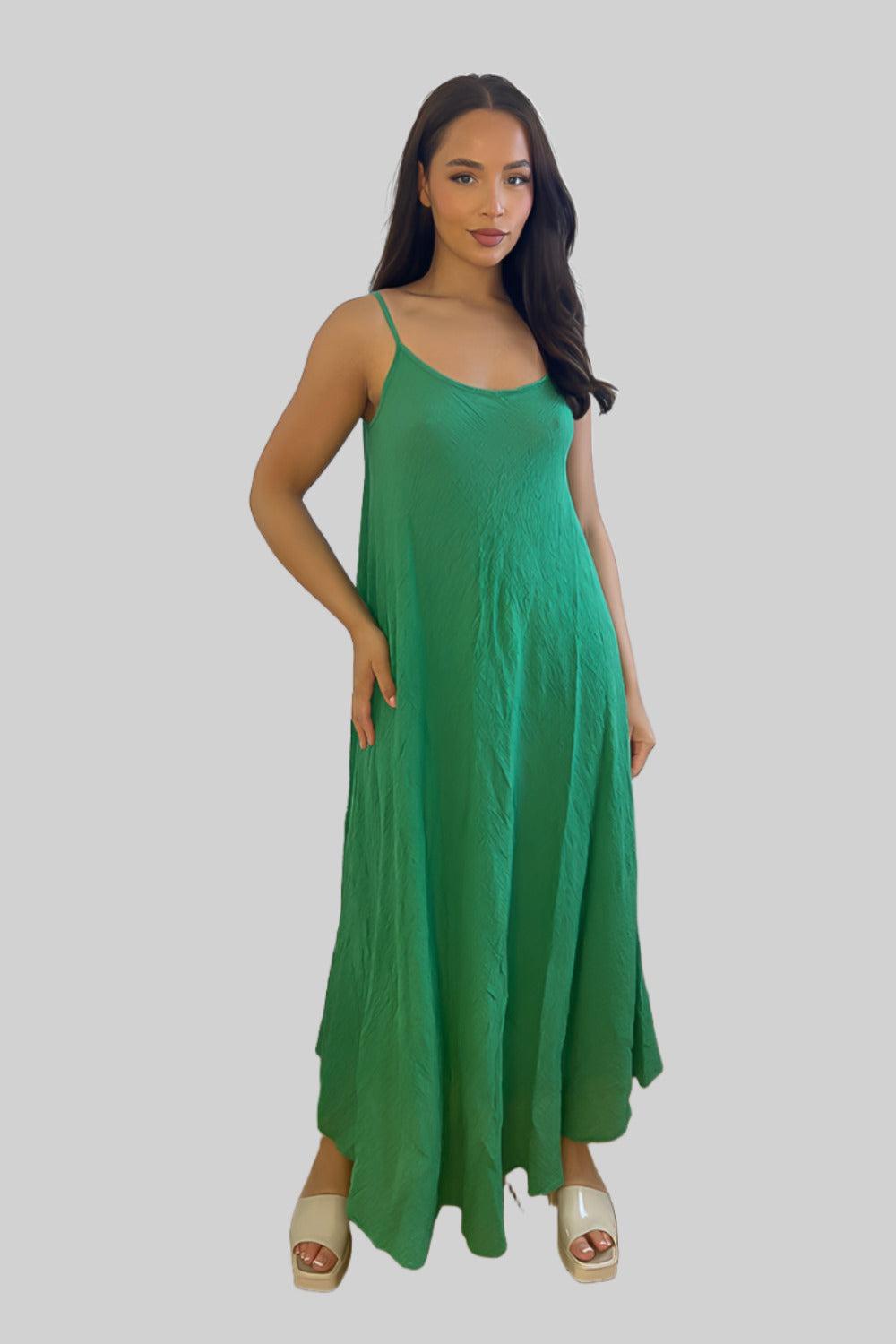 Strappy Sheer Cheesecloth Flowy Sundress-SinglePrice