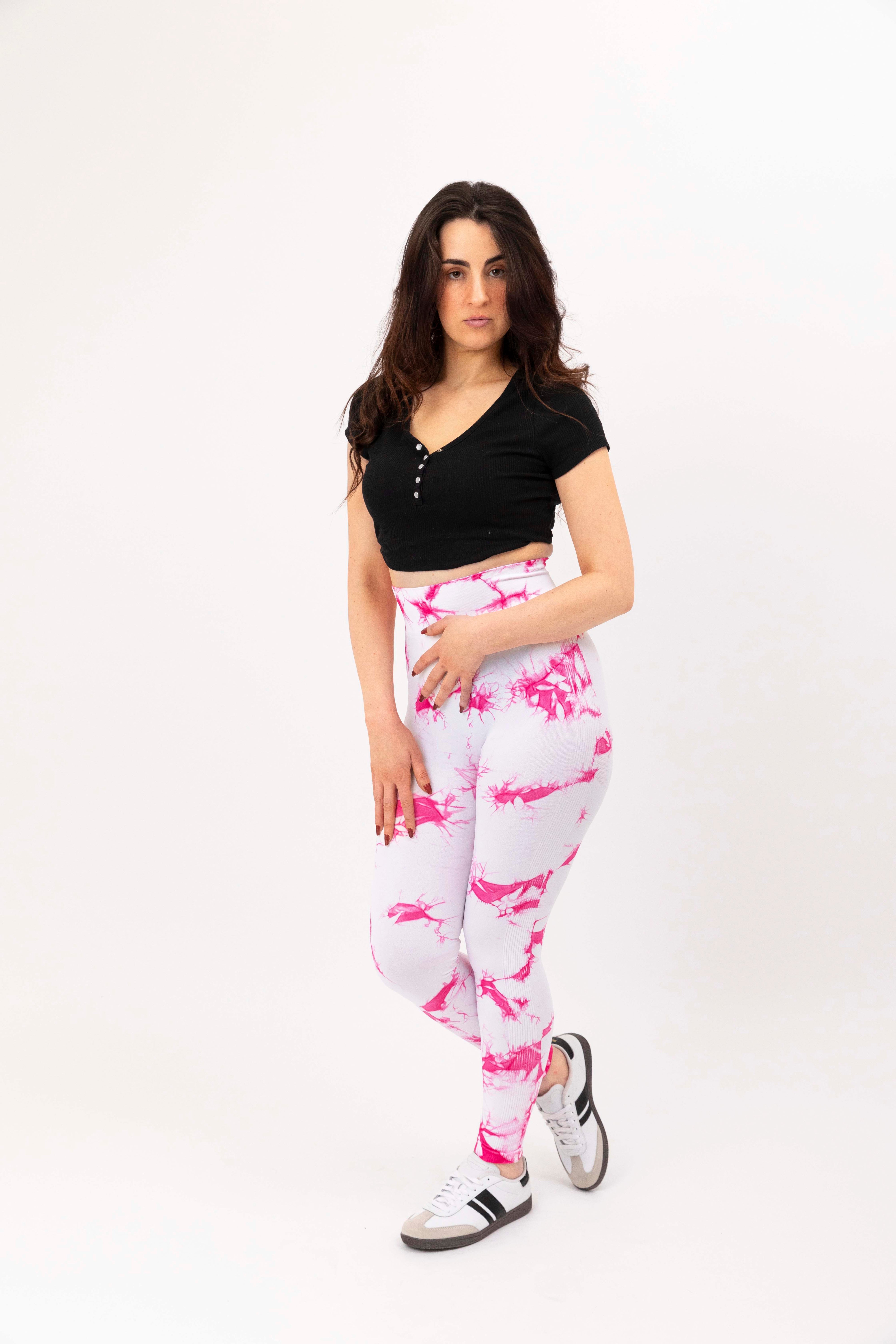 Shaping Tie Dye Activewear Leggings