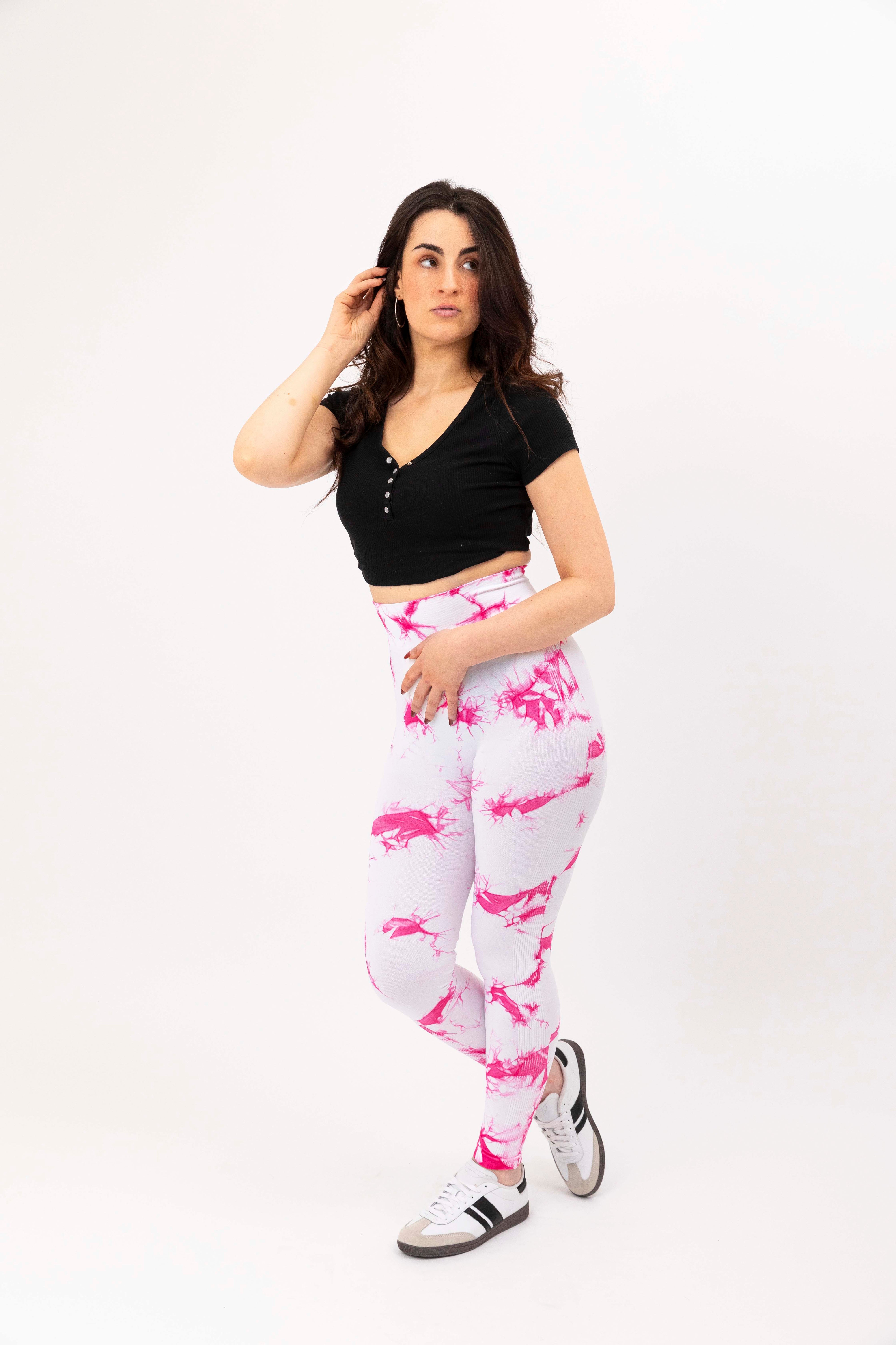 Shaping Tie Dye Activewear Leggings