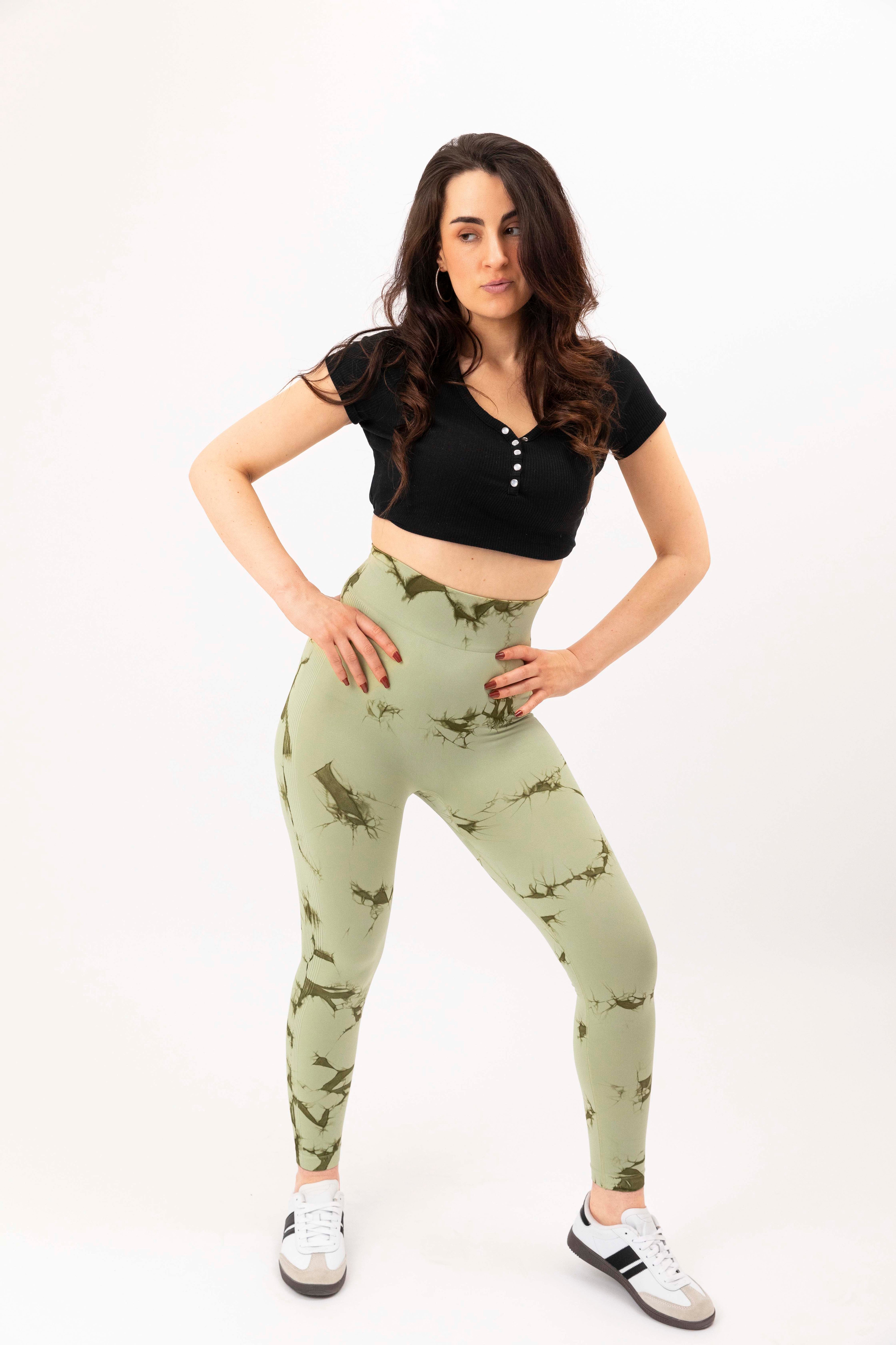 Shaping Tie Dye Activewear Leggings