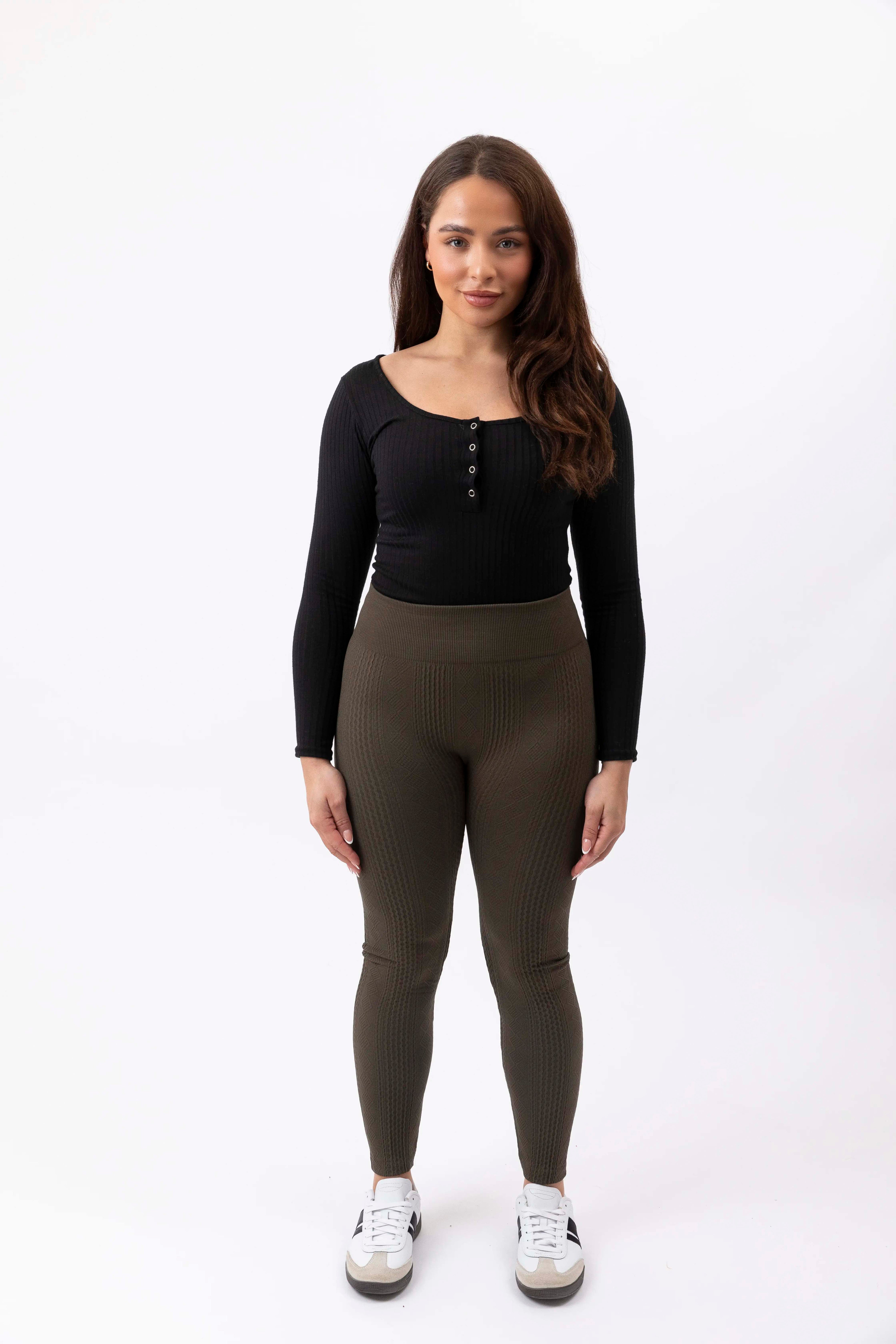 Lift And Shape Ruched Printed Activewear Leggings