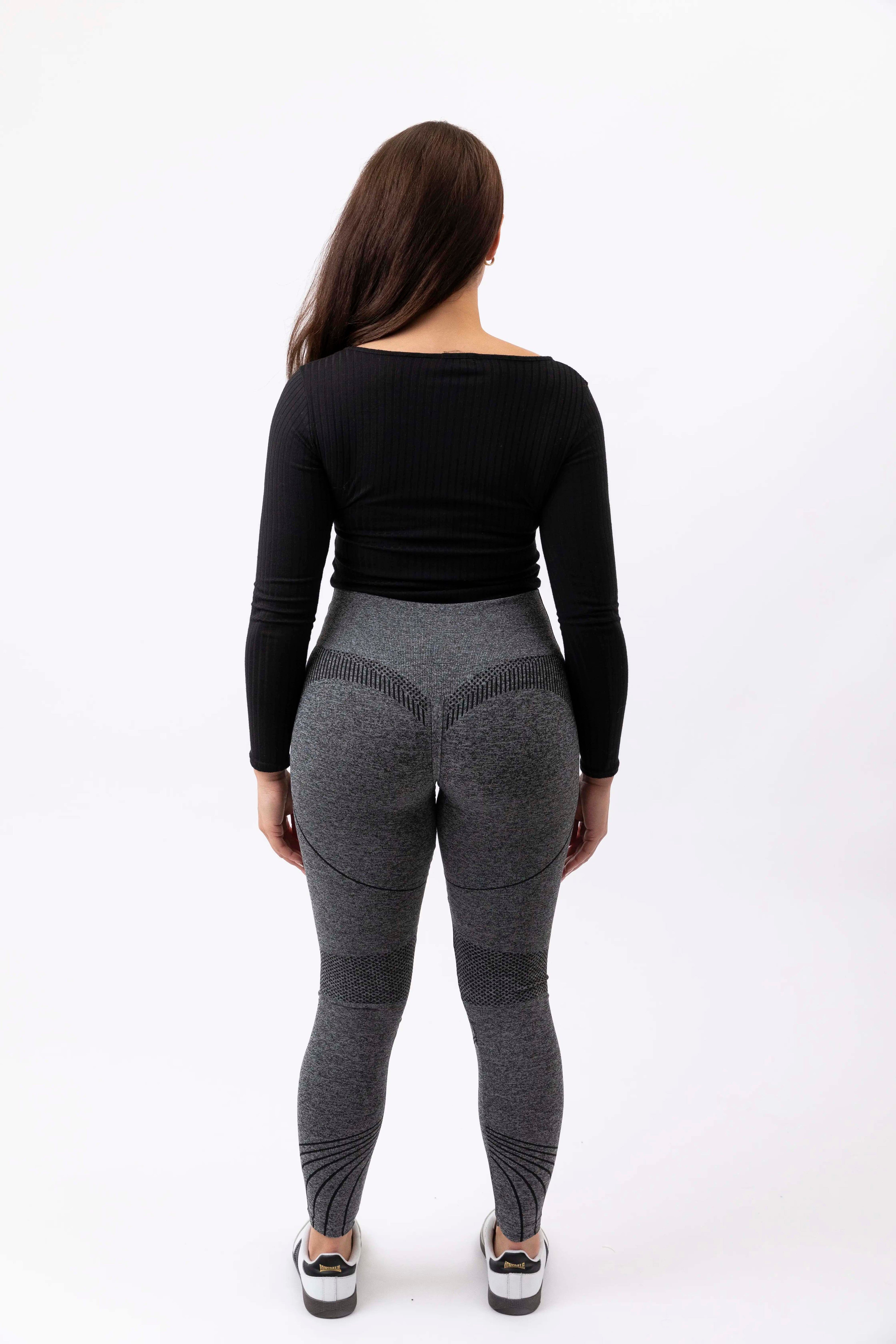 Curve Print Shaping Activewear Leggings