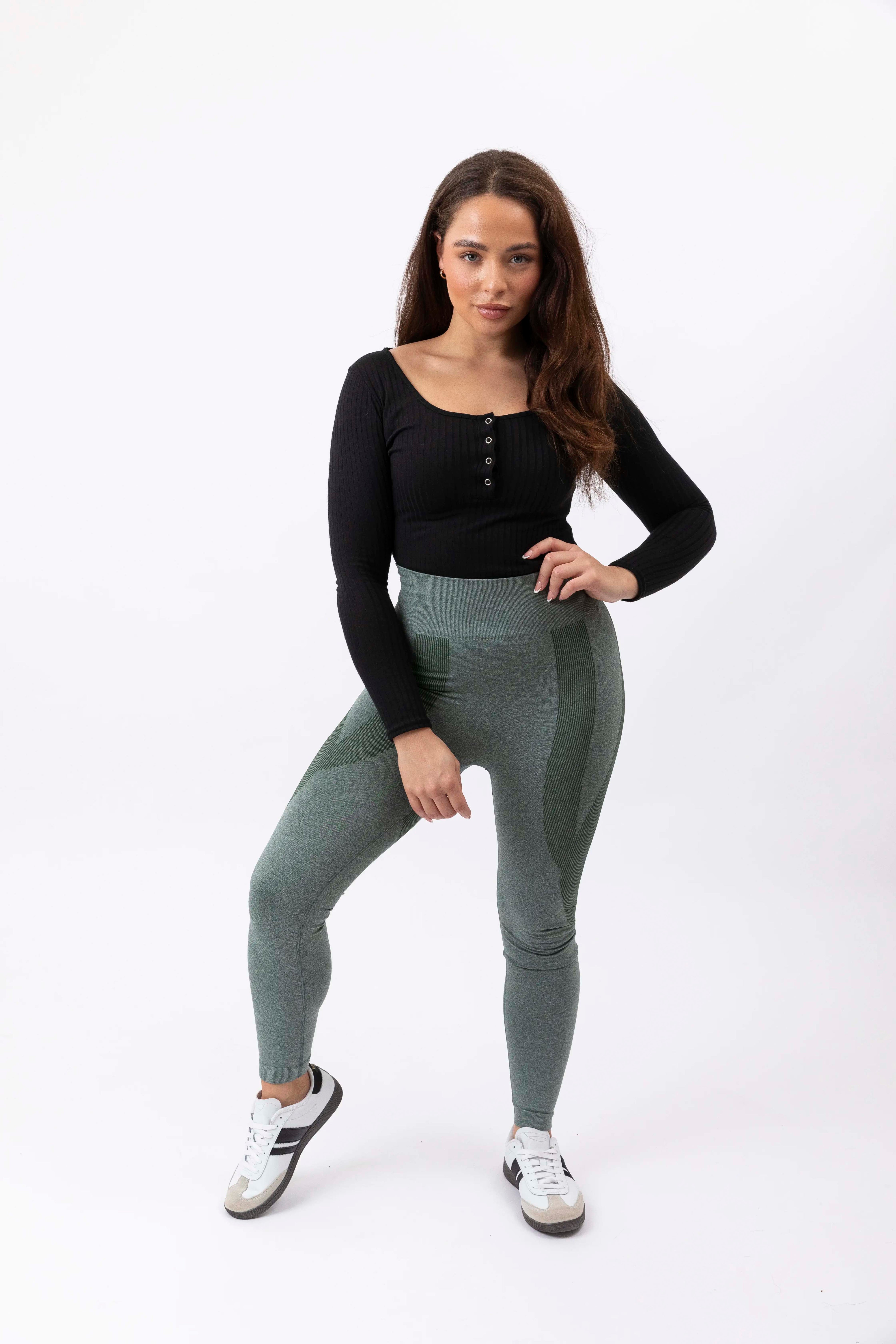 Lift And Shape Ruched Printed Activewear Leggings